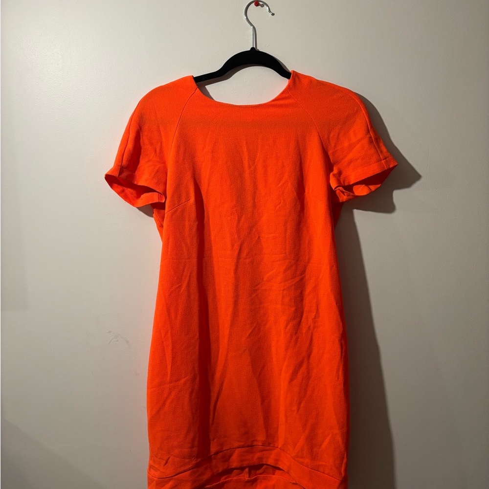 Topshop Vibrant Orange Mini Dress